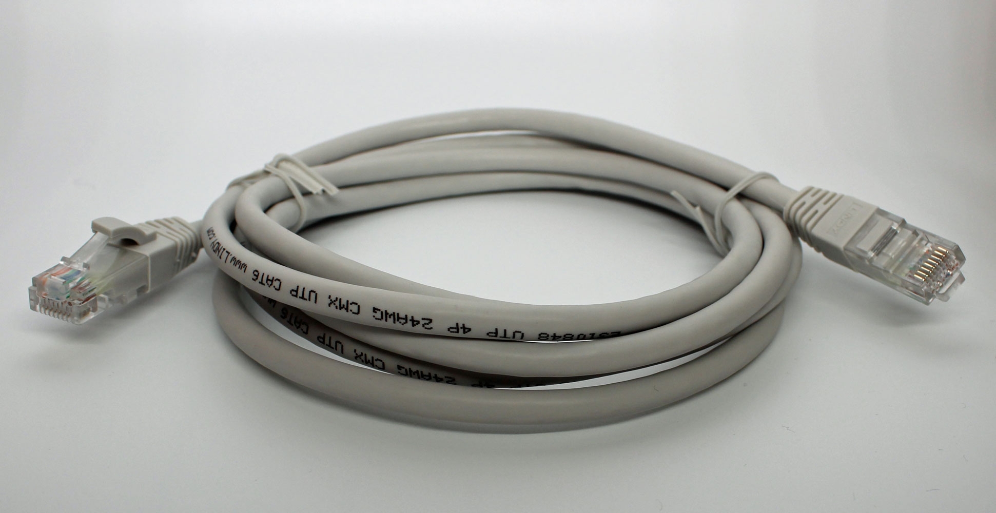 LINDY 0.3m Cat.6 U/UTP Cable, Grey - DigiNet