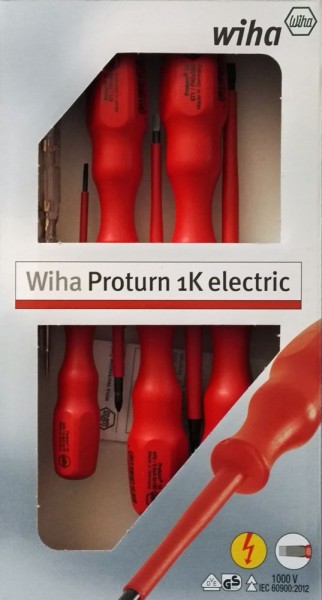 Wiha Proturn 1K electric VDE Schraubendehersatz 6 tlg.