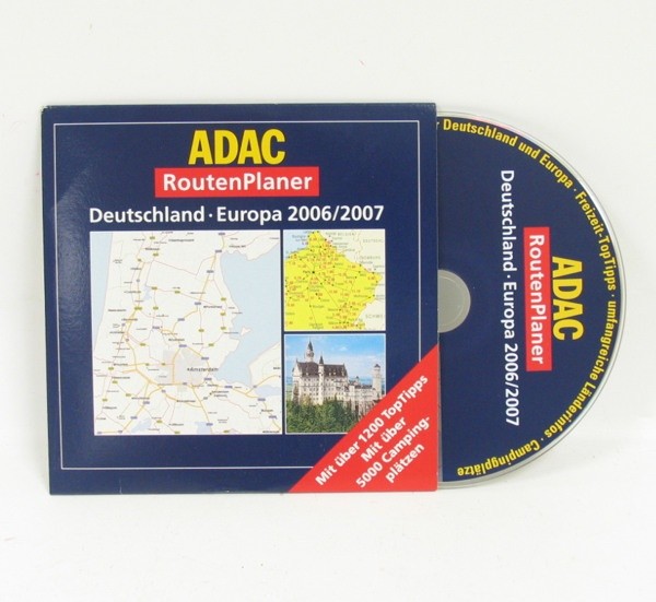 ADAC RoutenPlaner Deutschland Europa 2006/2007
