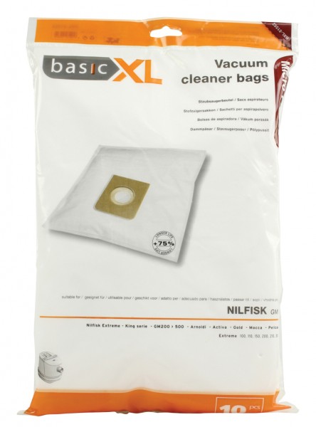 basicXL Staubbeutel für NILFISK GM